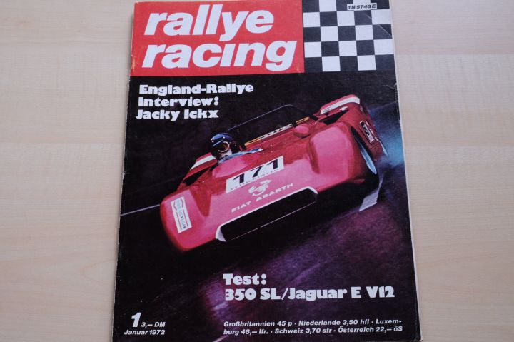 Deckblatt Rallye Racing (01/1972)
